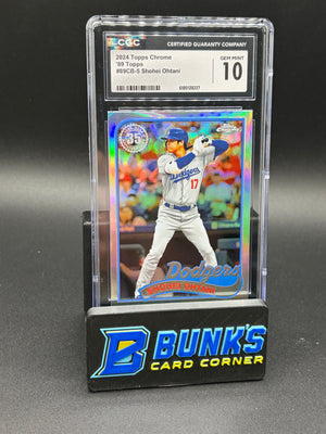 2024 Shohei Ohtani Chrome '89 Topps CGC 10