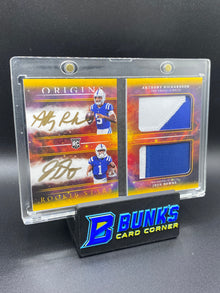 2023 Anthony Richardson & Josh Downs Duel Auto & Patch Origins 9/10 RC
