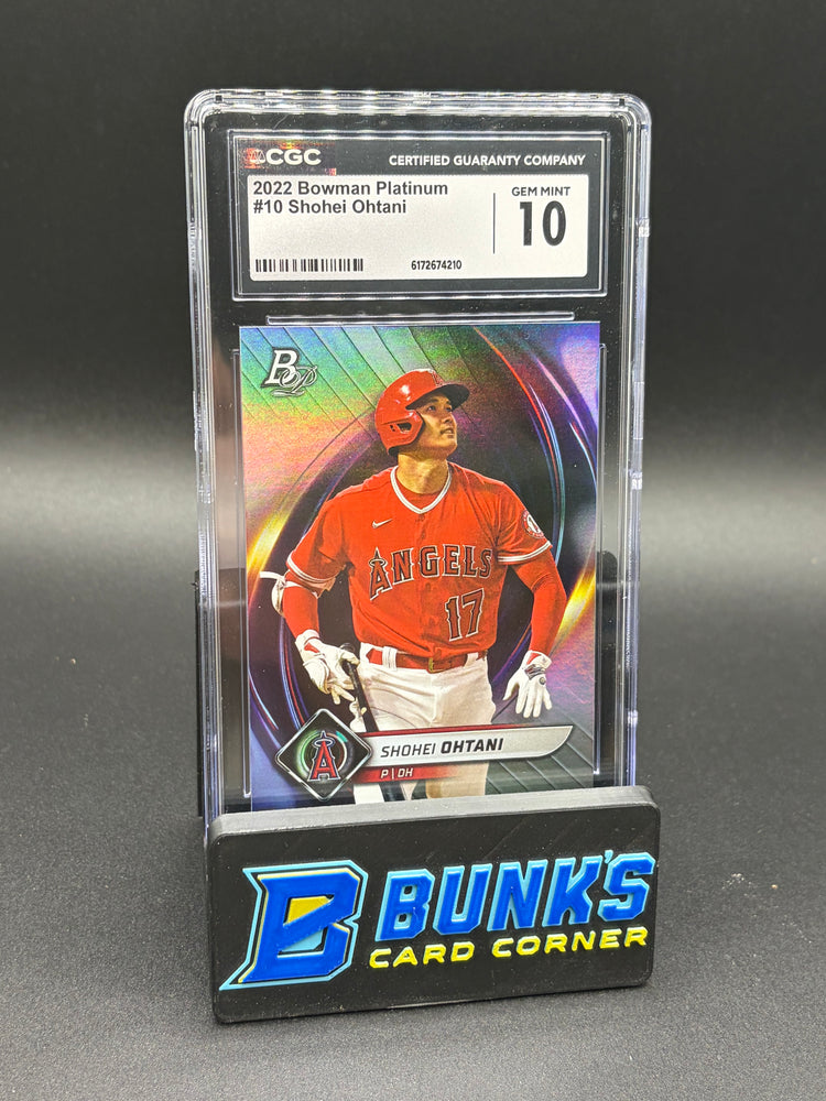 2022 Shohei Ohtani Bowman Platinum CGC 10