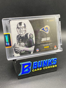 2016 Jared Goff Black Gold Metallic Marks 43/50 Auto