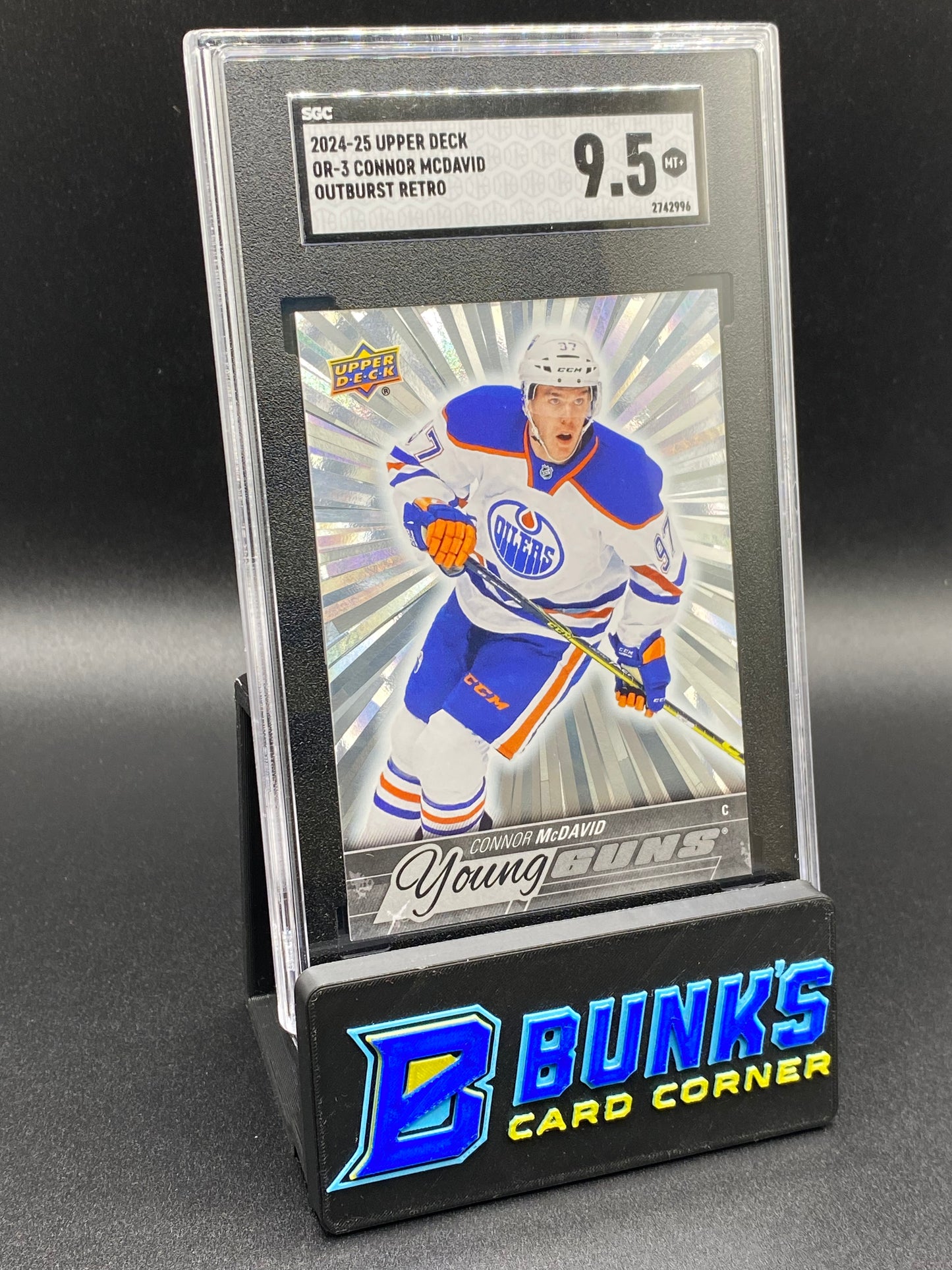 2024-25 Connor McDavid Outburst Retro SGC 9.5