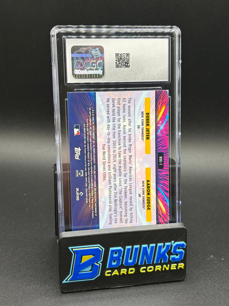 2025 Derek Jeter/Aaron Judge Topps Cosmic Chrome Dual Star Clusters CGC 10