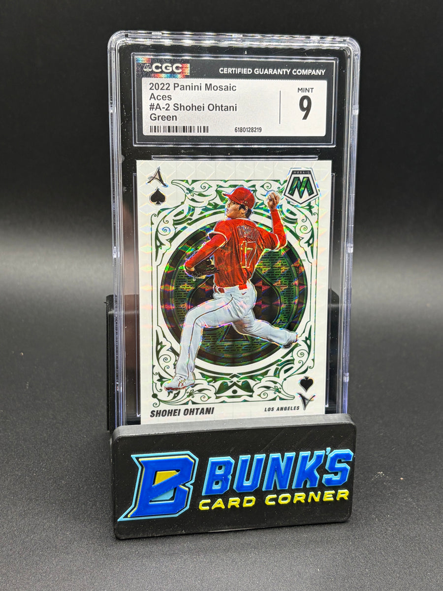 2022 Shohei Ohtani Panini Mosaic Aces Green CGC 9
