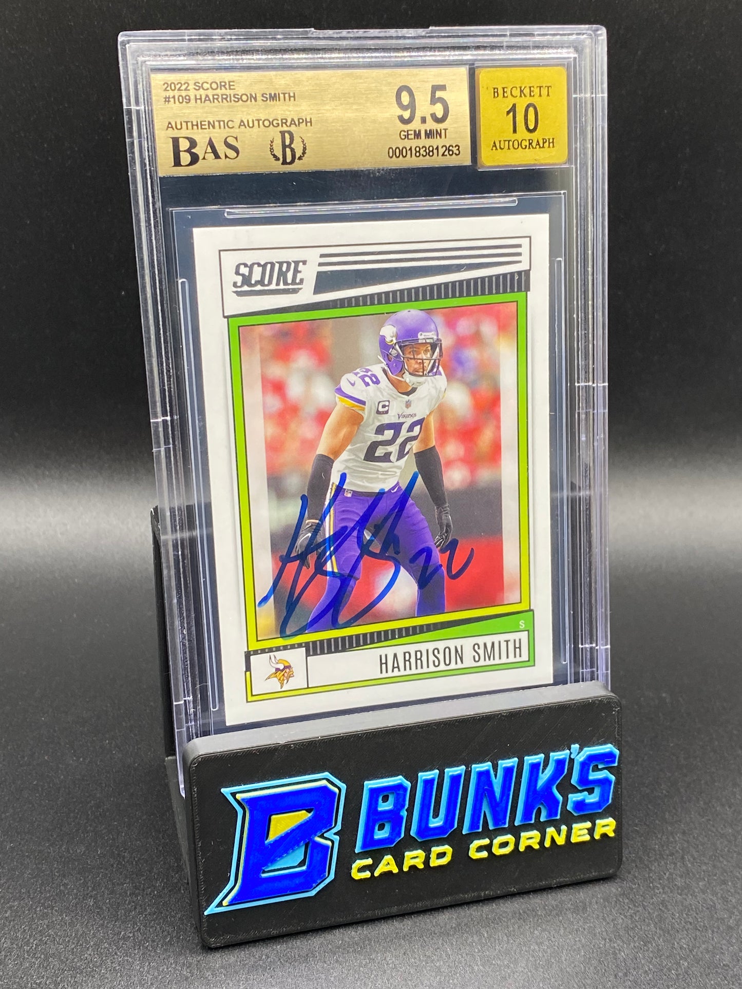 Harrison Smith Score Beckett 9.5/10