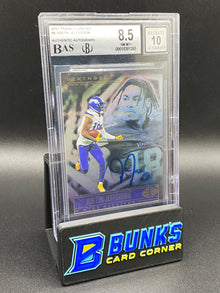 2021 Justin Jefferson Illusions Auto Beckett 8.5/10
