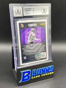 2021 Justin Jefferson Illusions Auto Beckett 8.5/10