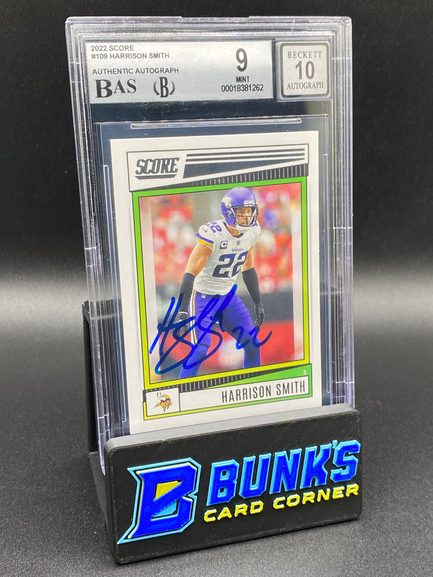 Harrison Smith Score Beckett 9/10