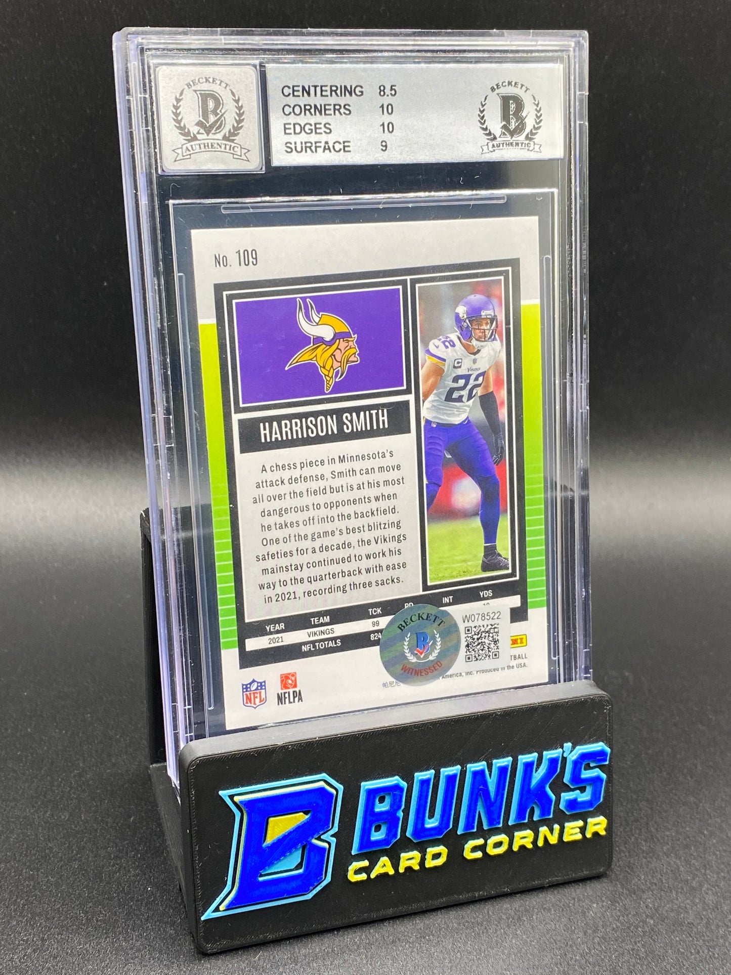 Harrison Smith Score Beckett 9/10