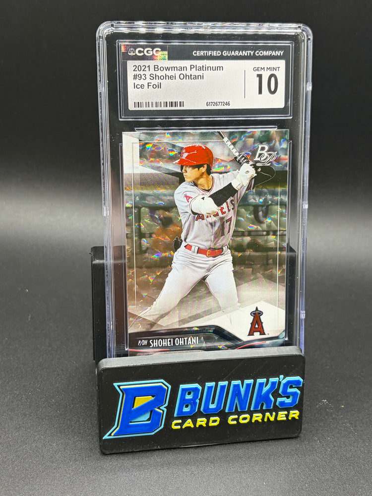 2021 Shohei Ohtani Bowman Platinum Ice Foil CGC 10