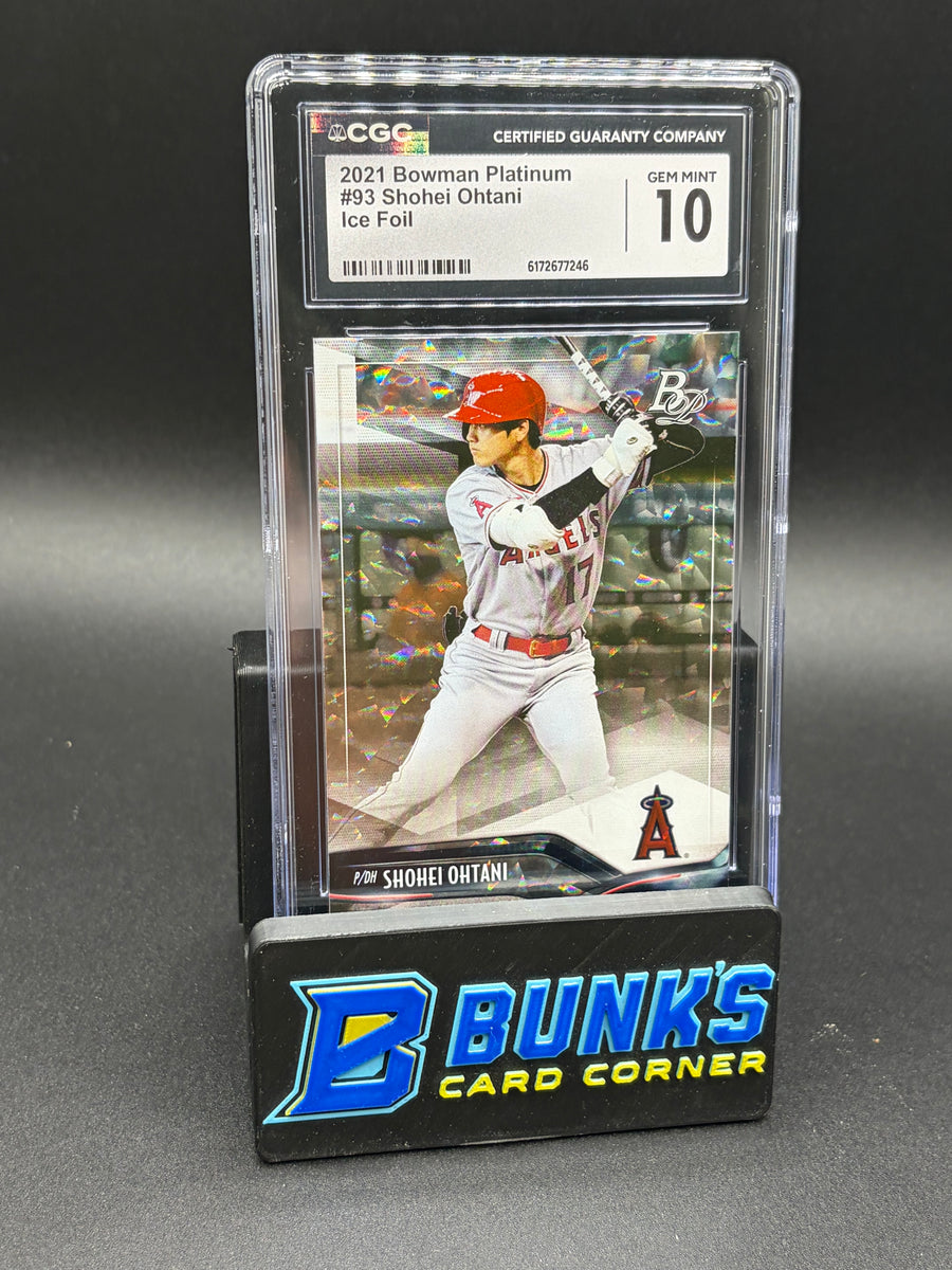 2021 Shohei Ohtani Bowman Platinum Ice Foil CGC 10