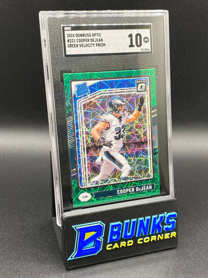 2024 Cooper DeJean Green velocity Prizm SGC 10