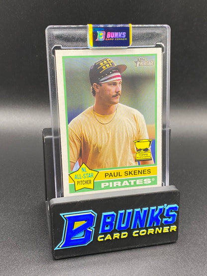 2025 Paul Skenes Image Variation Gold Cup Card