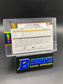 2025 Fernando Tatis Jr. Black Gold Foil 10/10