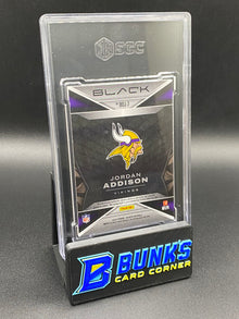 2023 Jordan Addison Blacked Out Jersey Auto Prime 6/25 SGC Authentic