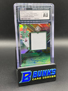 2022 Ahmad "Sauce" Gardner Rookie Jumbo Patch Auto CGC Authentic