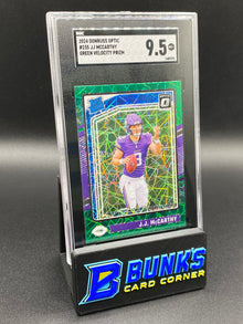 2024 JJ McCarthy Green Velocity Prizm SGC 9.5