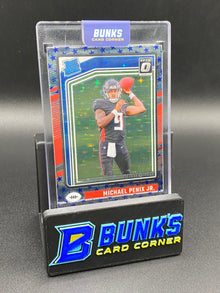 2024 Michael Penix Jr. Blue Star Red/Silver Prizm Rc