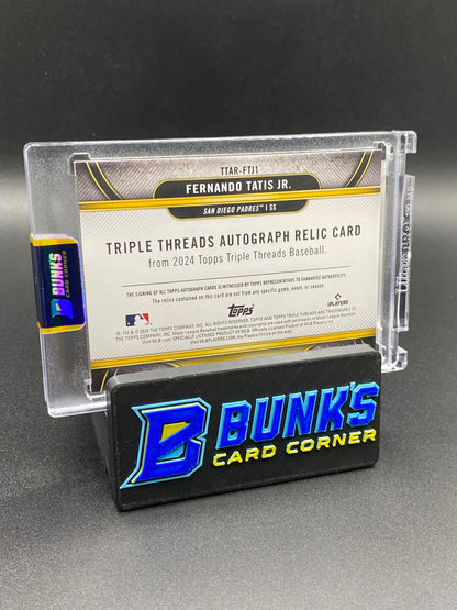 2024 Fernando Tatis Jr. Auto Patch 6/18