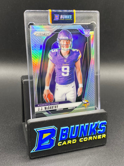 2024 JJ McCarthy Silver Prizm Rc