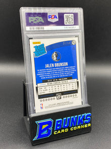 2018 Jalen Brunson Fast Break Blue PSA 9
