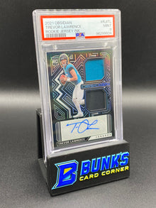 2021 Trevor Lawrence Rookie Jersey Ink PSA 9 10/75