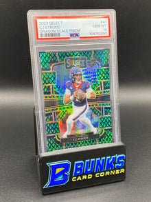 2023 CJ Stroud Dragon Scale Prizm PSA 10
