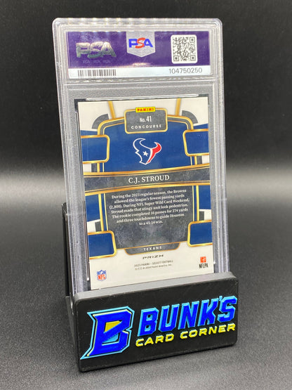 2023 CJ Stroud Dragon Scale Prizm PSA 10