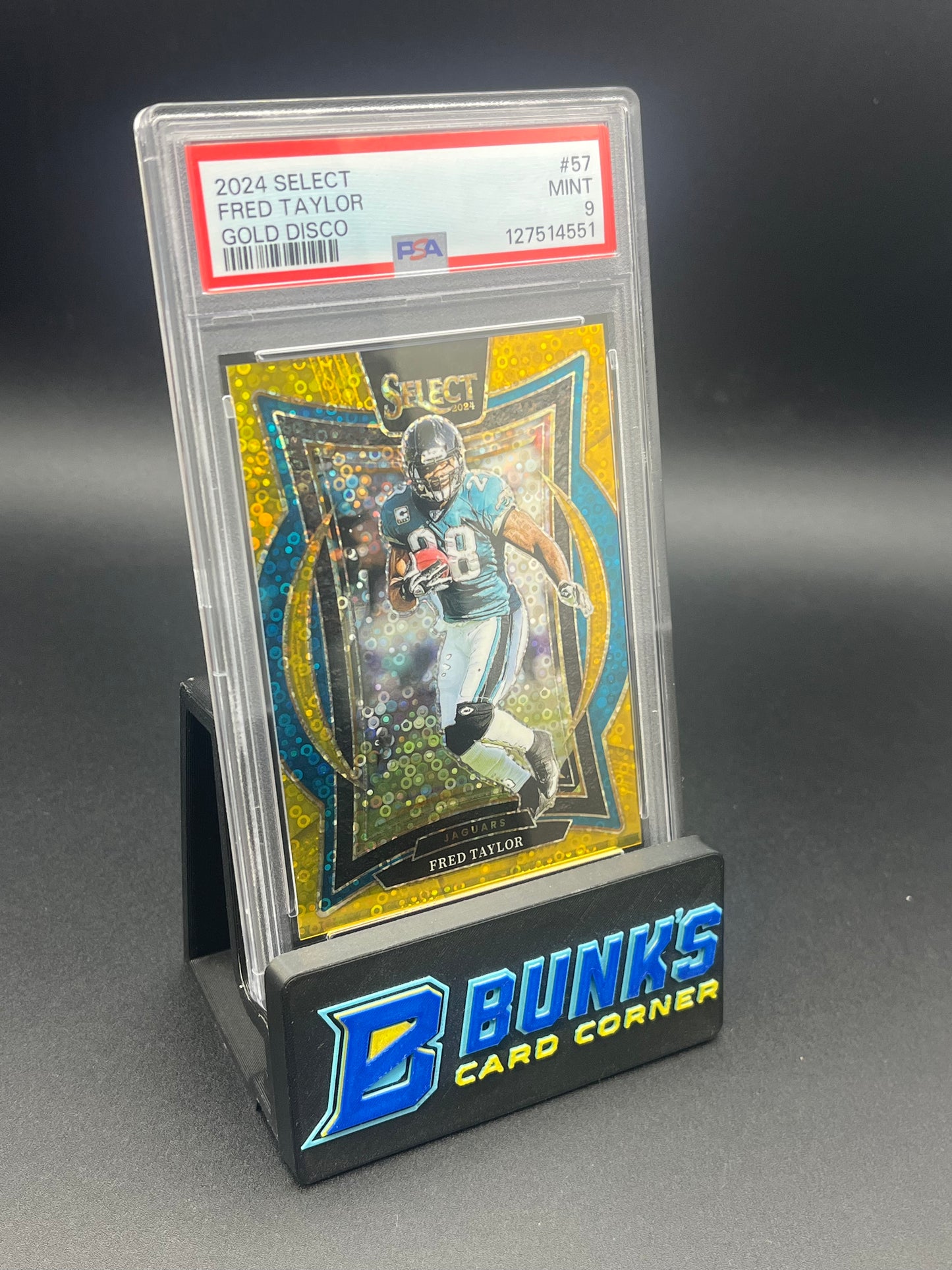 2024 Fred Taylor Gold Disco PSA 9 3/10