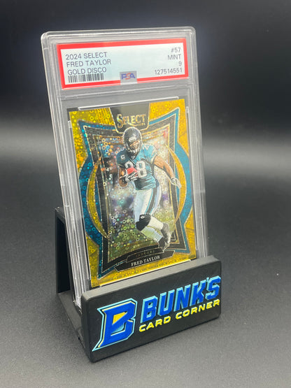 2024 Fred Taylor Gold Disco PSA 9 3/10