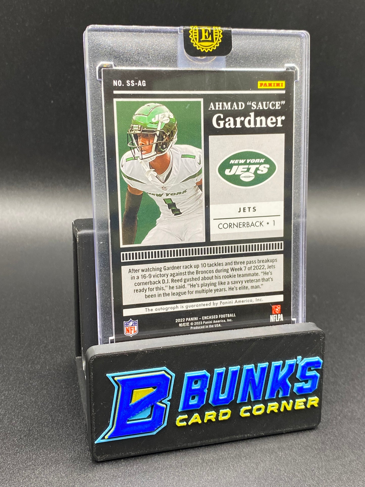 2022 Ahmad "Sauce" Gardner Sapphire Auto Rc 6/25