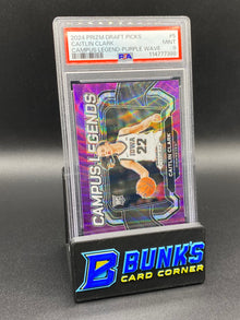 2024 Caitlin Clark Campus Legend Purple Wave PSA 9