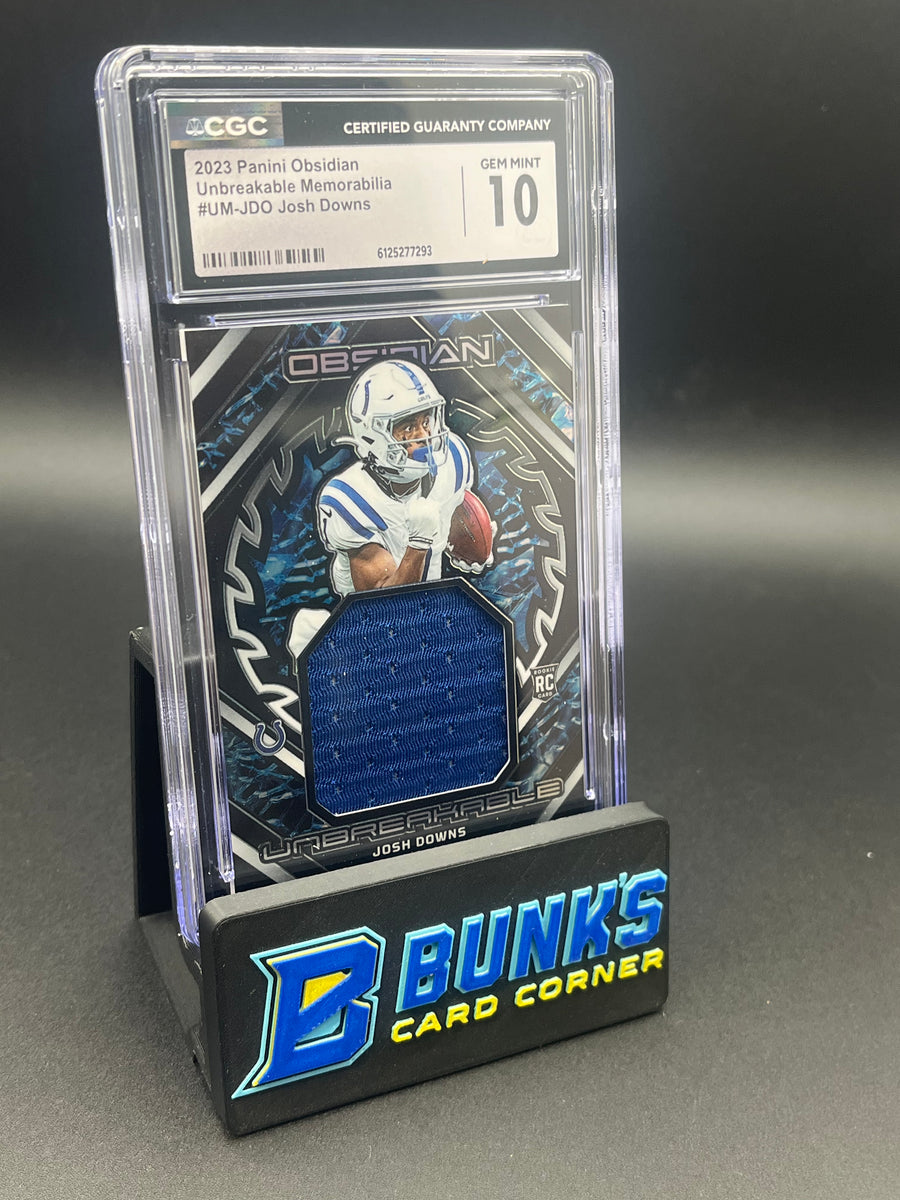 2023 Josh Downs Unbreakable Memorabilia Rc 31/199 CGC 10