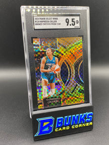 2024 Napheesa Collier Bronze Checker Prizm 7/49 SGC 9.5