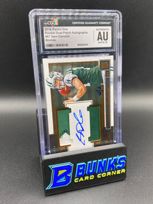 2018 Sam Darnold Rookie Dual Patch Auto Bronze CGC Authentic