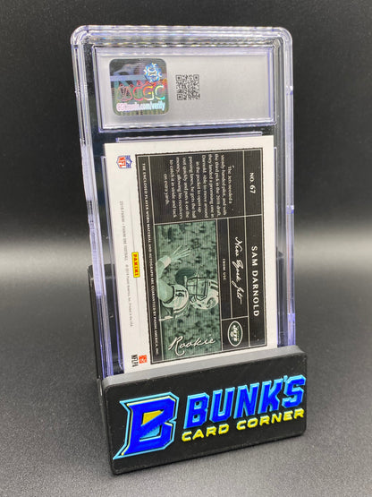 2018 Sam Darnold Rookie Dual Patch Auto Bronze CGC Authentic