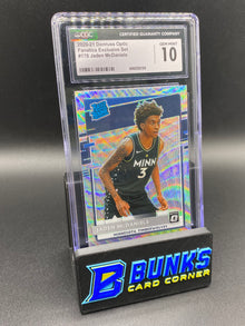 2020-21 Jaden McDaniels Fanatics Exclusive Set CGC 10
