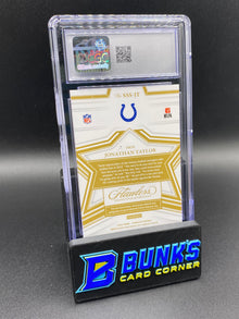 2022 Jonathan Taylor Silver Star Swatches Sig 4/15 CGC Authentic