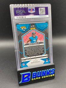 2024 Brian Thomas Jr. Fusion Red & Yellow Choice 9/80 PSA 9