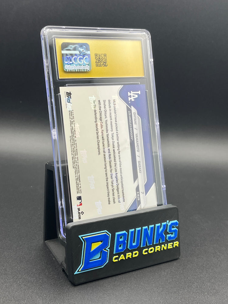 2025 Ohtani & Yamamoto & Sasaki Topps Now CGC Pristine 10