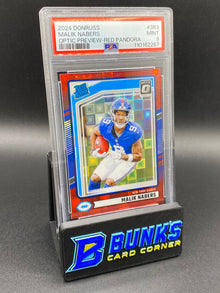 2024 Malik Nabers Optic Preview-Red Pandora PSA 9