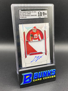2024 Dallas Turner College Material Sig Silver 6/39 SGC 10/9