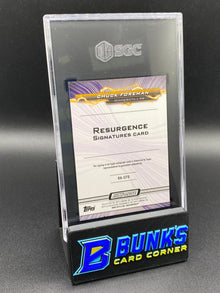 2023 Chuck Foreman Resurgence Sig White Geometric Ref. 6/15 SGC 10
