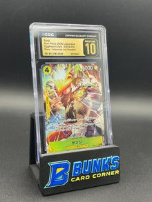 Sanji Rare Alternate Art Parallel EB04 Japanese CGC Pristine 10