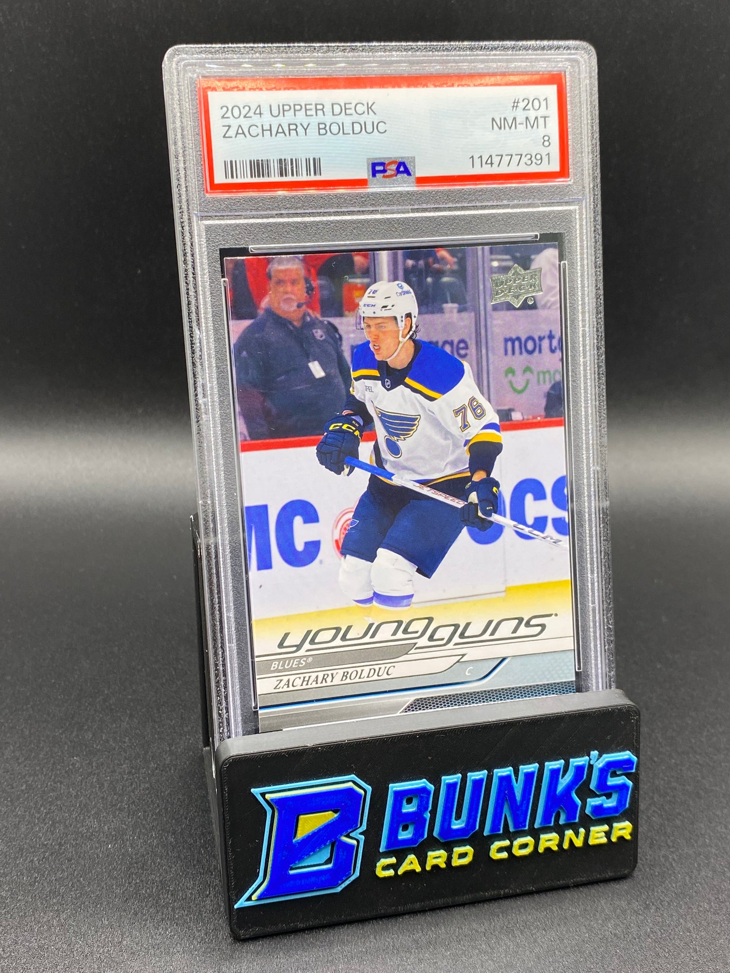 2024 Zachary Bolduc PSA 8