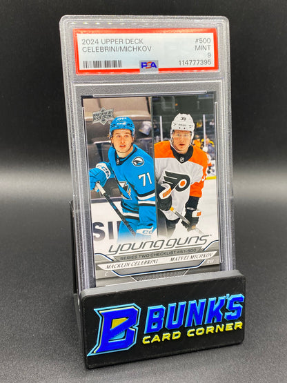 2024 Celebrini/Michkov PSA 9