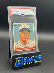 1933 Bill Walker Goudy PSA 3