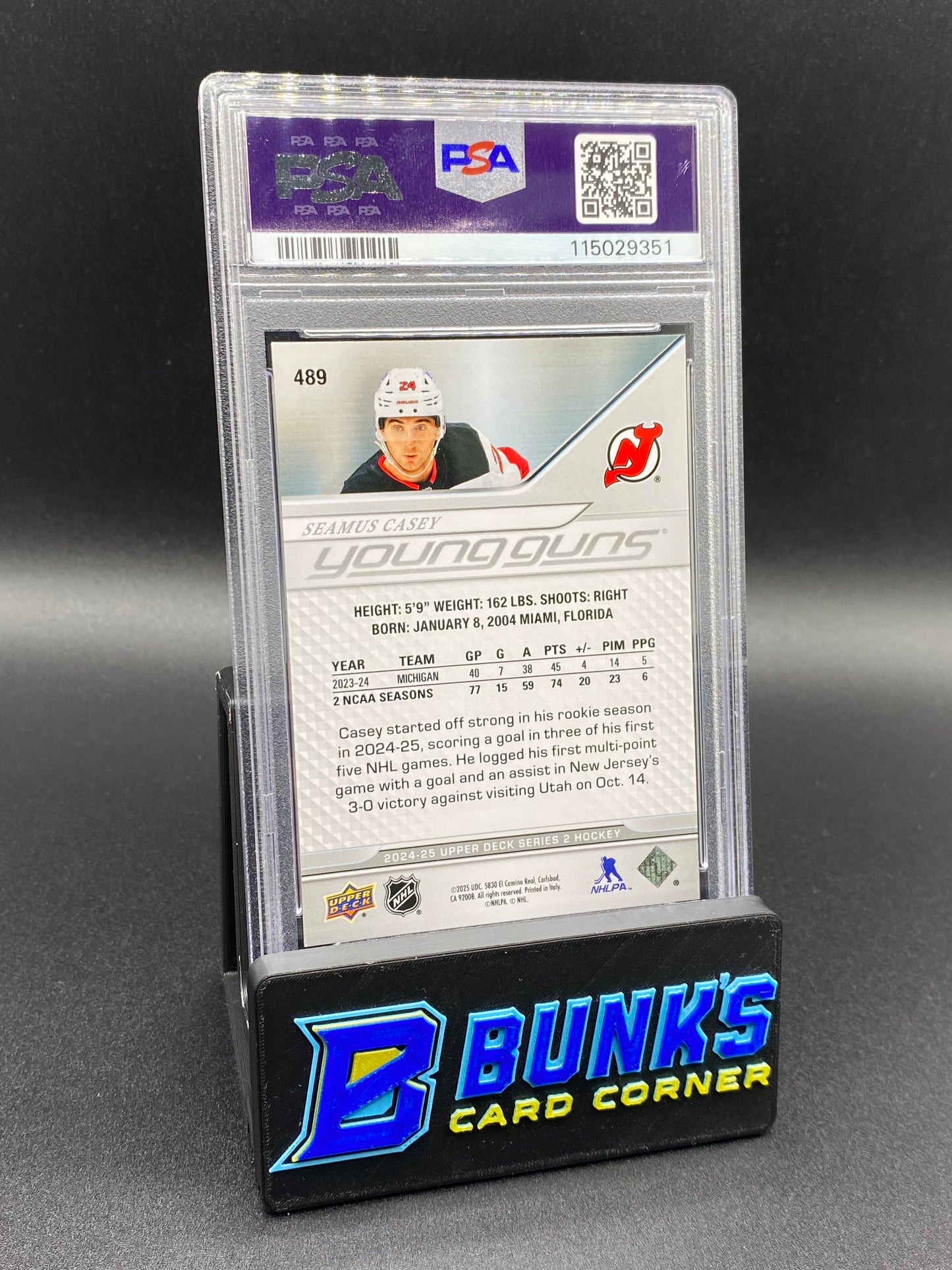 2024 Seamus Casey PSA 9