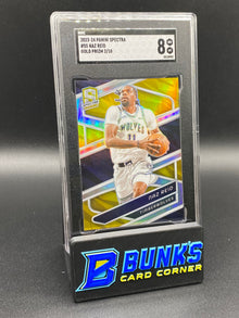 2023-24 Naz Reid Gold Prizm 2/10 SGC 8
