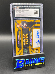 2024 Auto Tom Flores White Gold CGC Authentic Auto 8 12/49