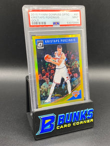 2018 Kristaps Porzingis Gold PSA 9 8/10